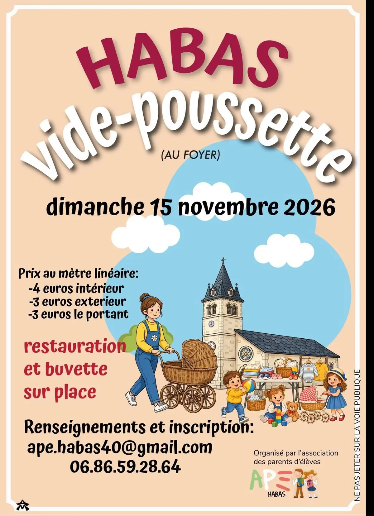 Vide poussette