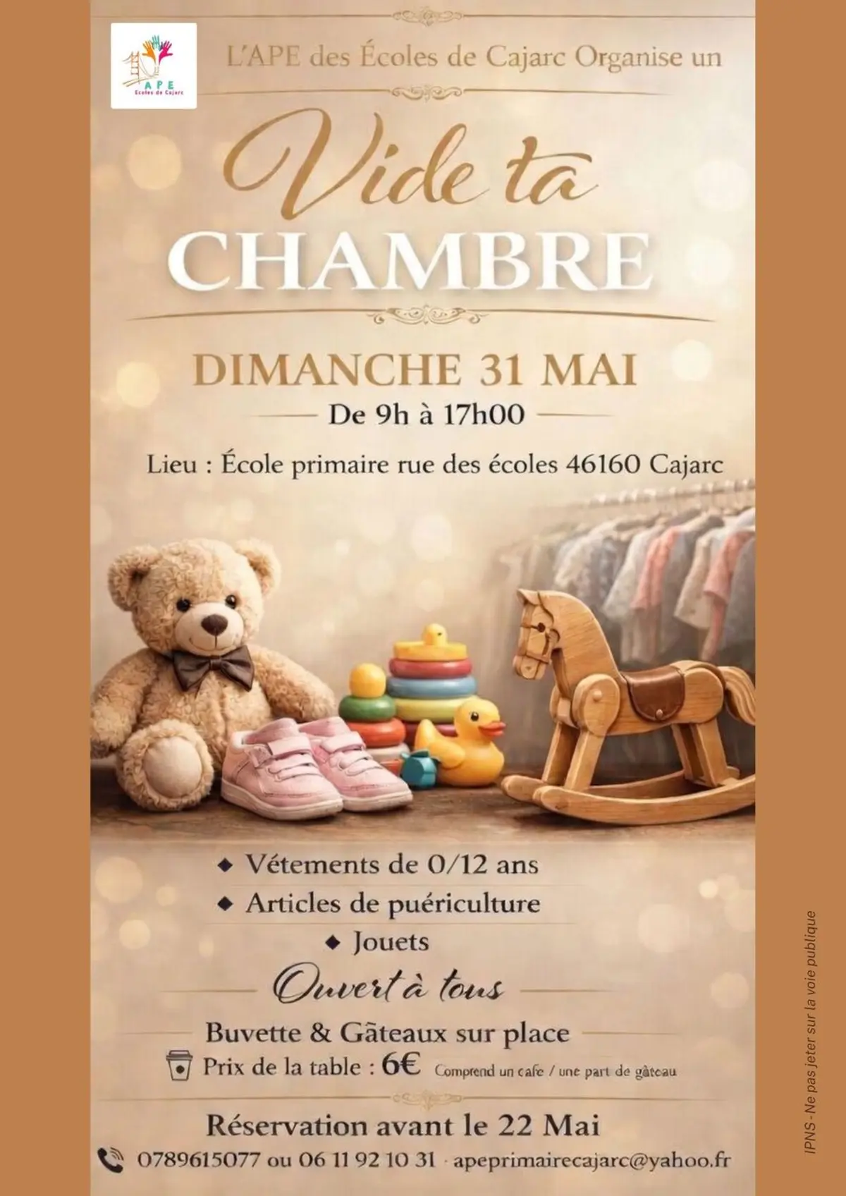 Vide ta chambre à Cajarc