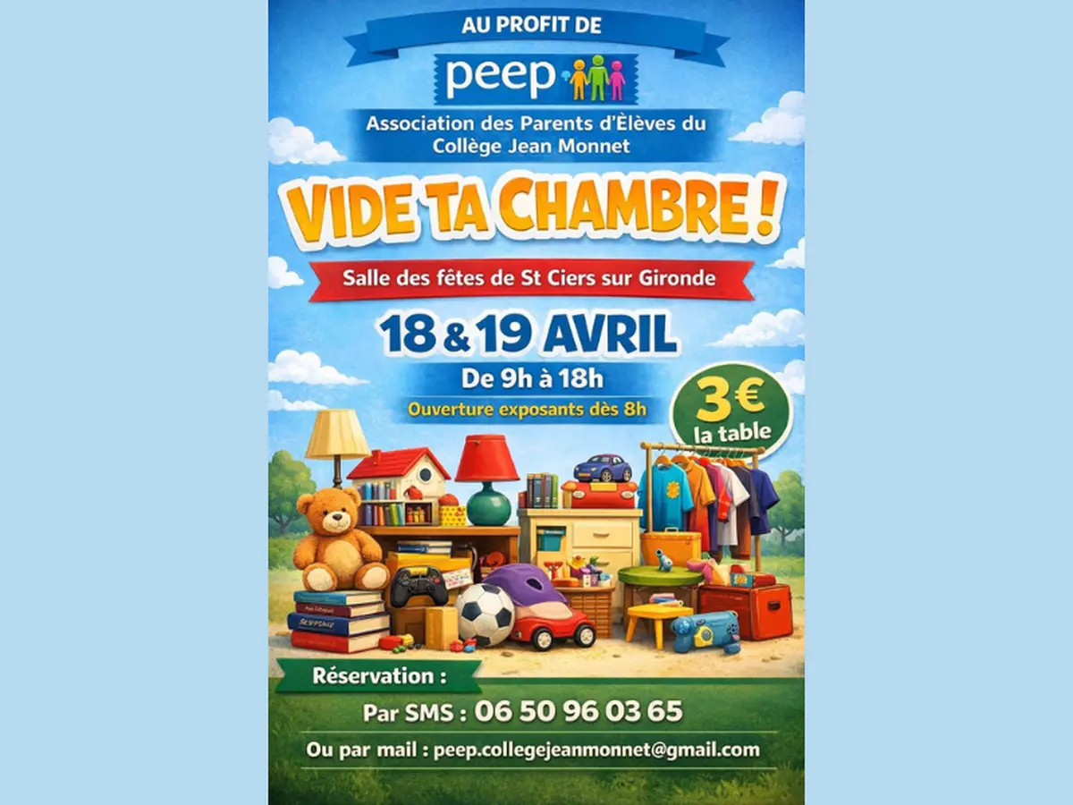 Vide ta chambre à Saint-Ciers sur Gironde