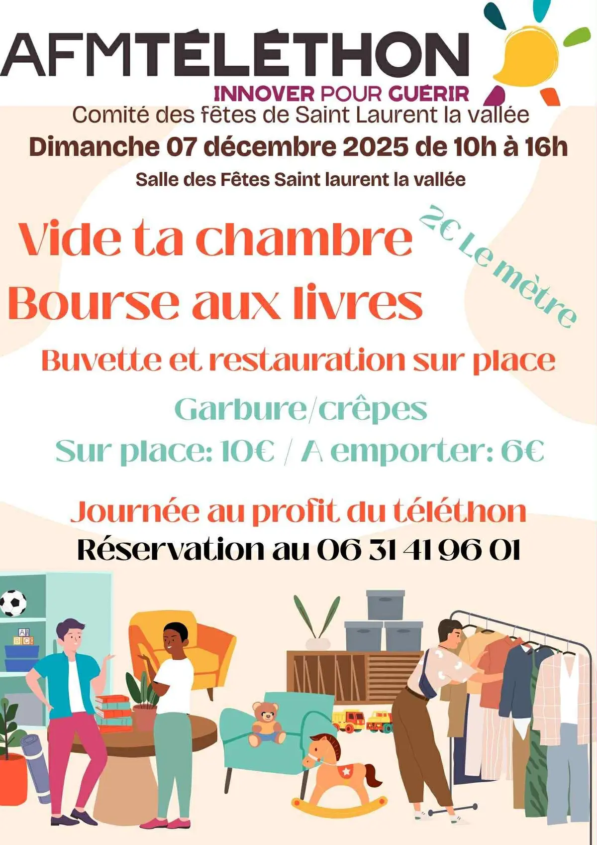 Vide ta chambre / bourse aux livres