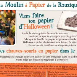 Viens faire ton papier d'Halloween !