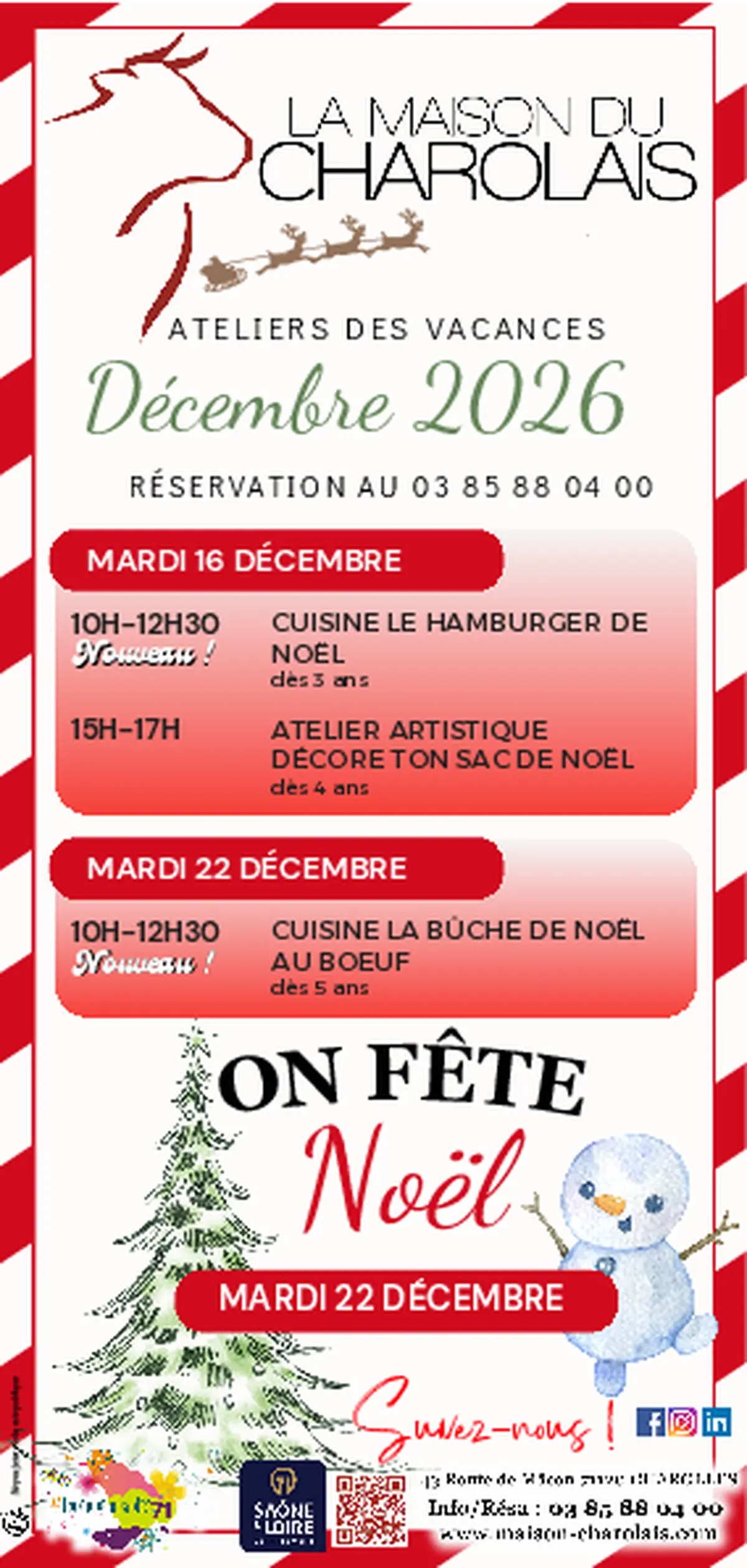 Viens fêter Noël à la Maison du Charolais