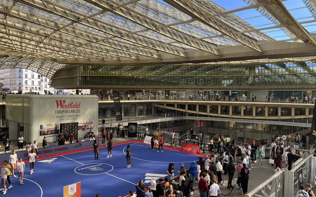 événement handball Westfield Chatelet Forum Les Halles