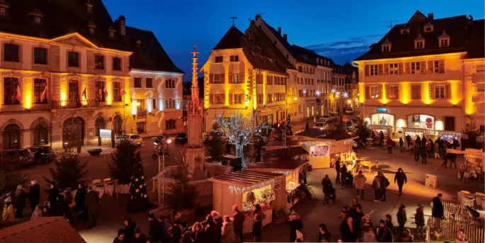 Le marché de Noël d\'Altkirch prend la forme d\'un village des artisans