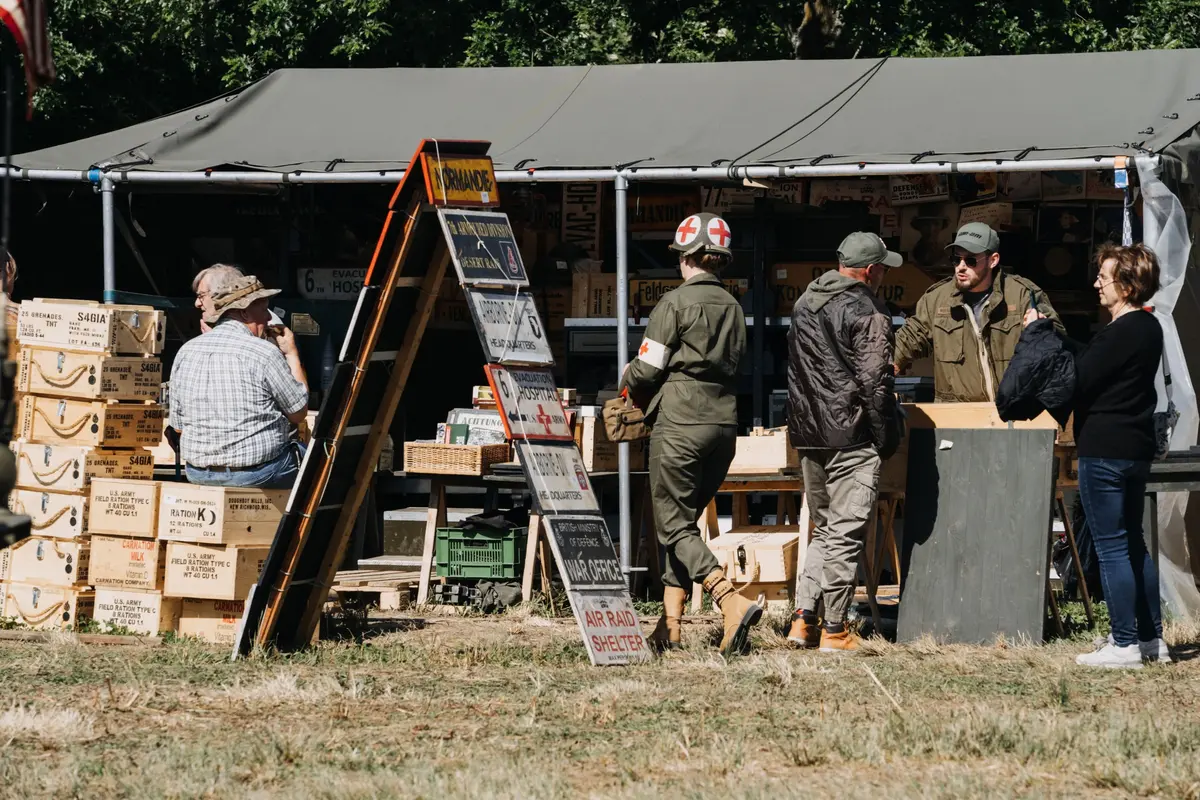 Village d’exposants des Overlord Historical Days