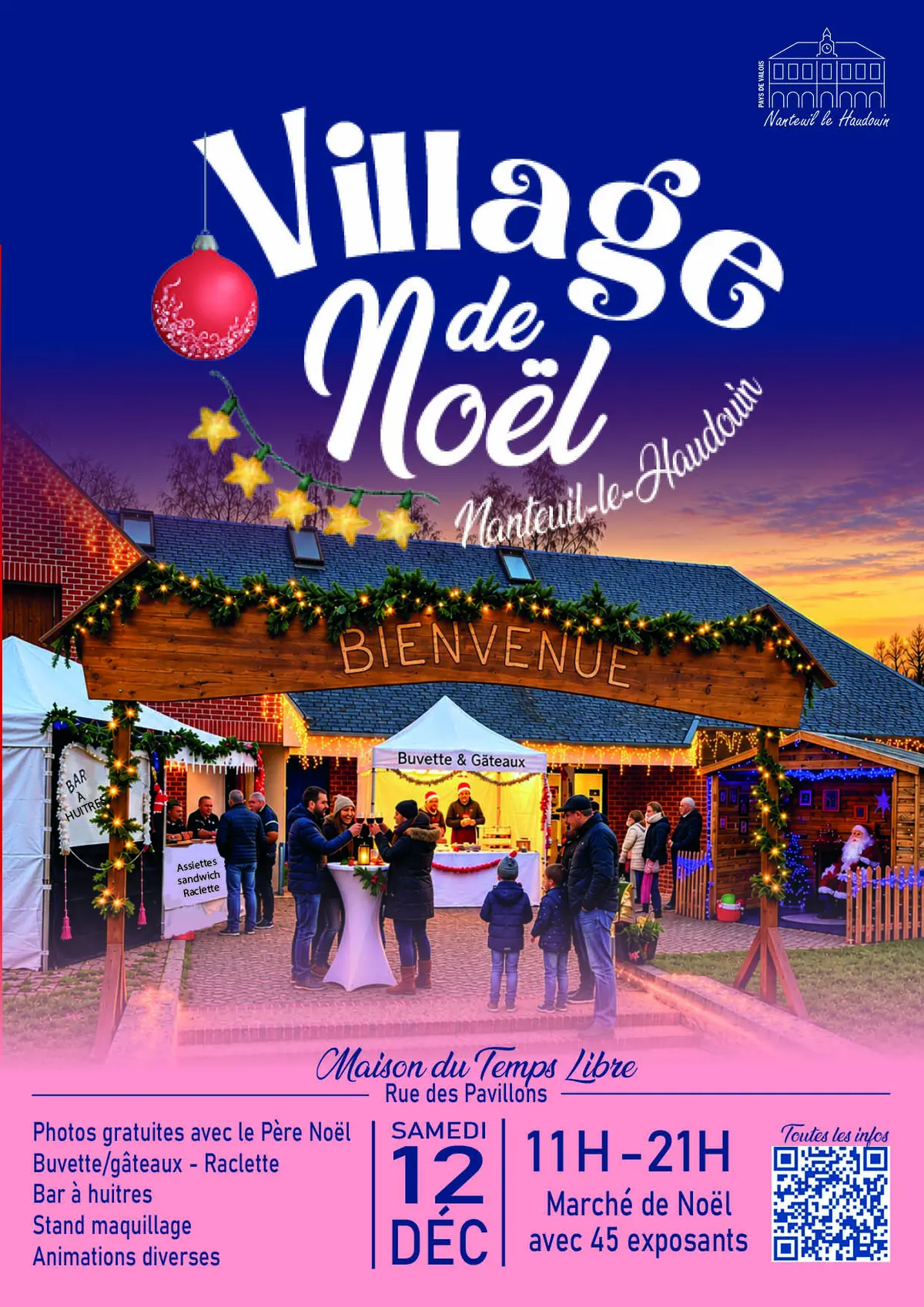 Village de Noël à Nanteuil-le-Haudouin