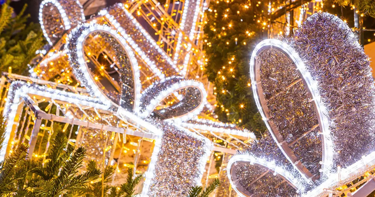 Les décorations du Marché de Noël à Nice