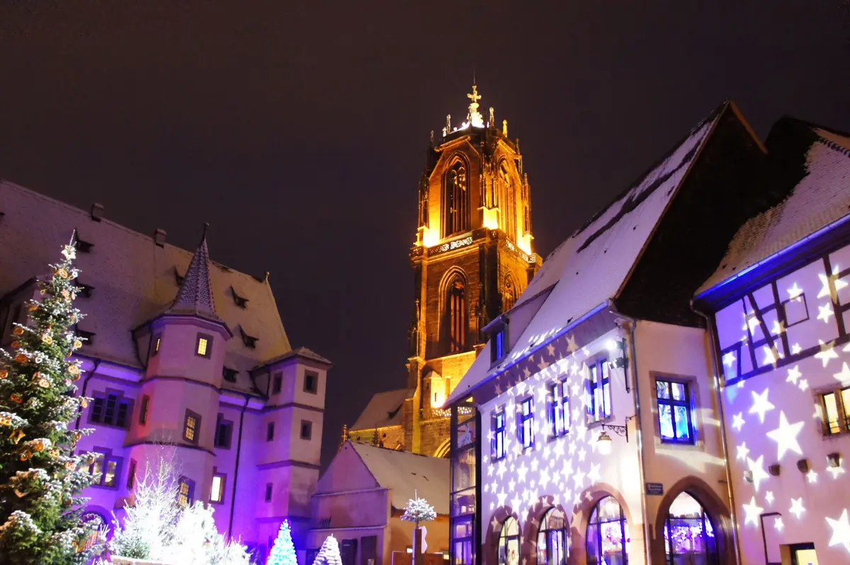 Village de No&euml;l  &agrave; S&eacute;lestat.