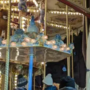 Village de Noël et son carrousel