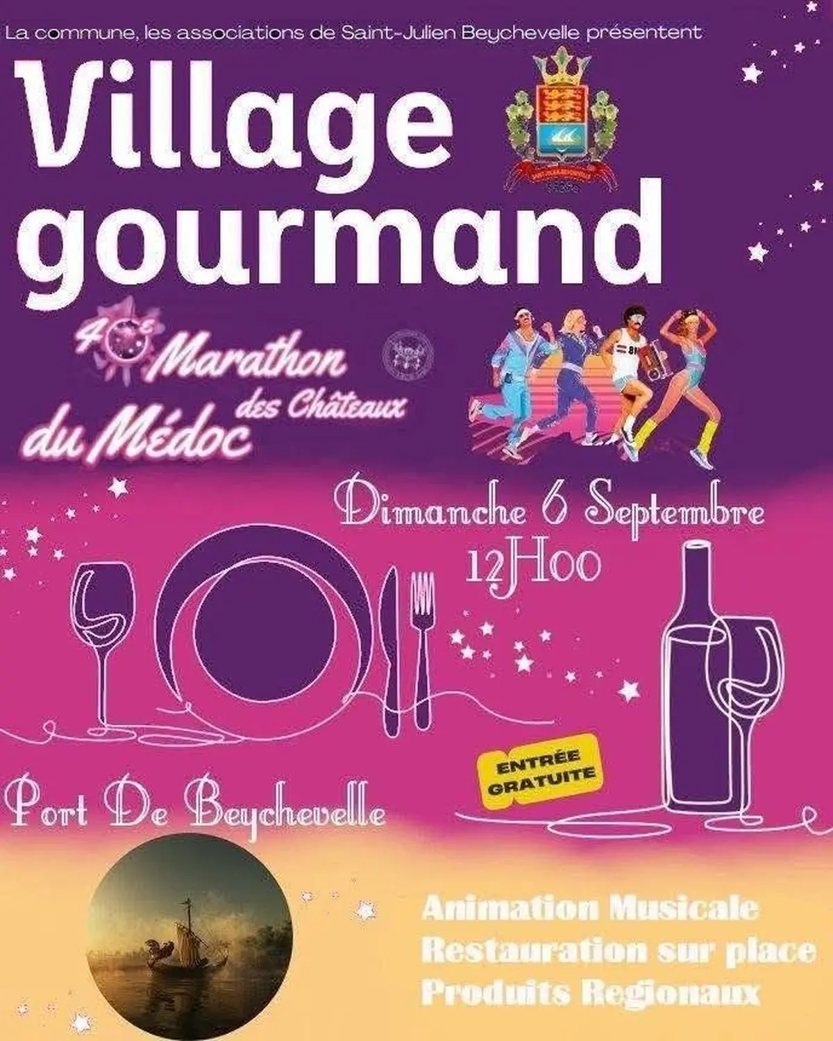 Village gourmand du marathon
