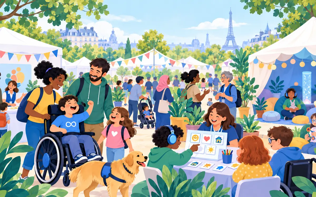 Village Inclusif organisé par Le Relais Atypique dans le cadre de la Quinzaine de l’Accessibilité et de l’Inclusion.