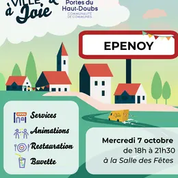 Ville à joie à Epenoy