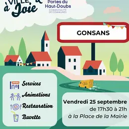 Ville à joie - Gonsans