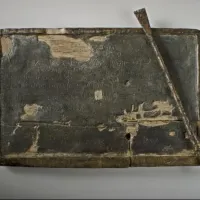 L'une des petites tablettes romaines qui servaient à la transmission de messages &copy; DR