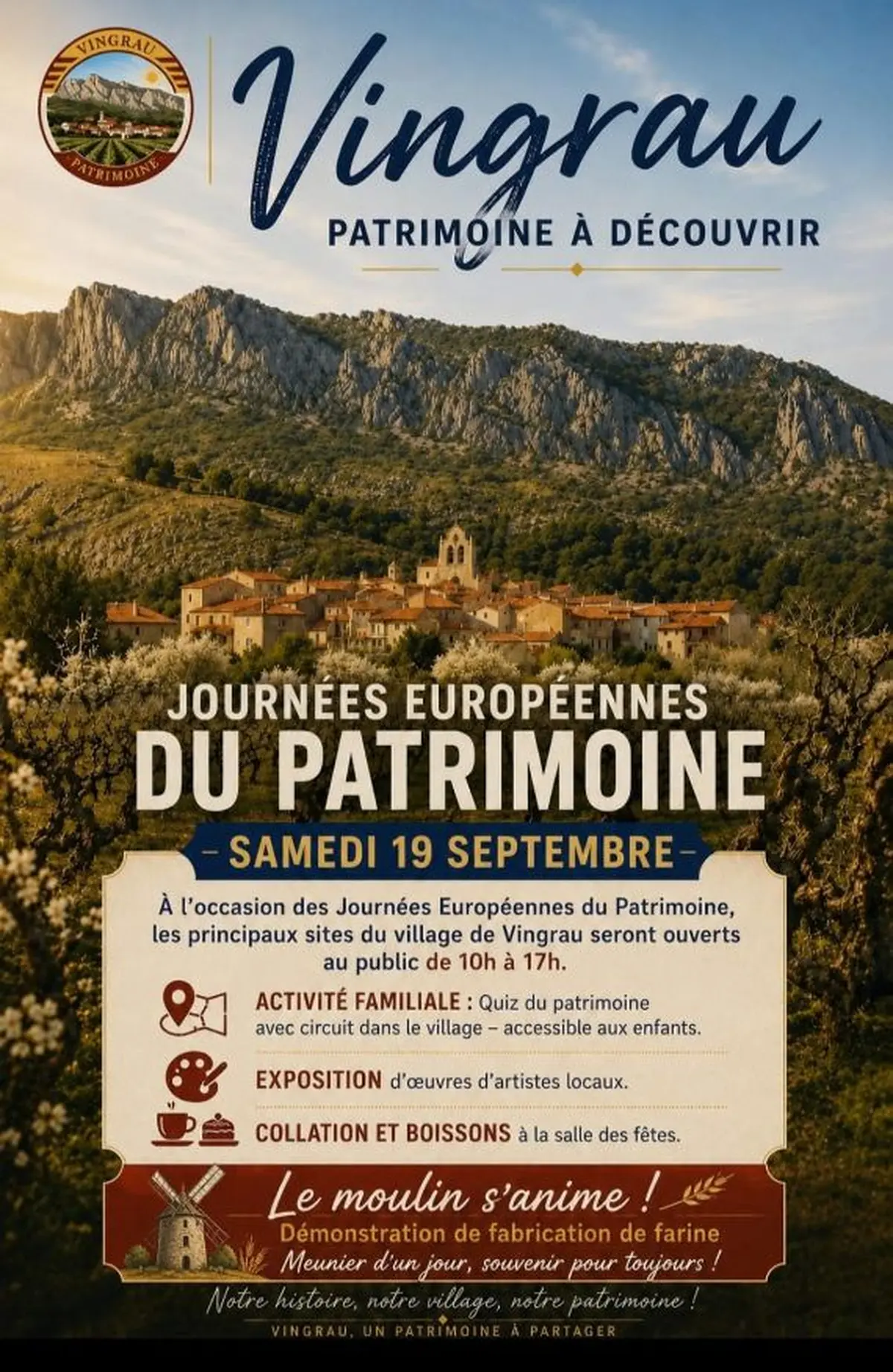 Vingrau Patrimoine  à Découvrir