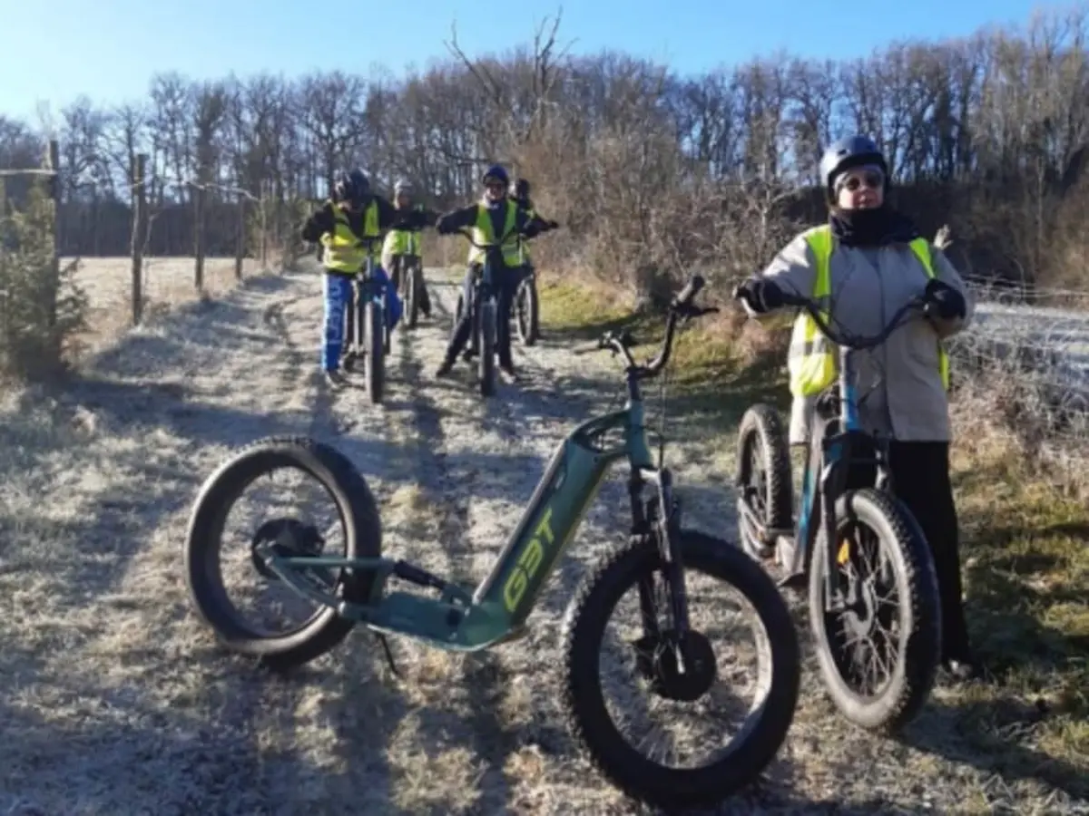 Visite 26 km en trottinette &eacute;lectrique &agrave; Clermont-Soubiran (47)