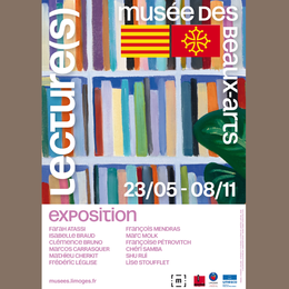 Visite à deux voix français-catalan-occitan de l’exposition Lecture(s) avec Maribel Nadal-Jové & Jan-Marc Simeonin