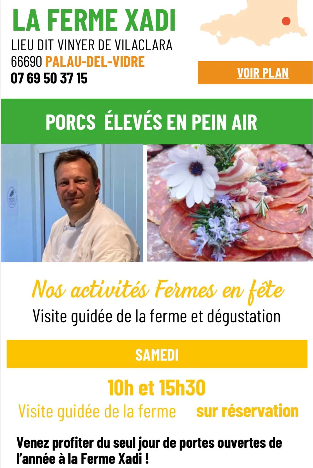 Visite à La Ferme Xadi