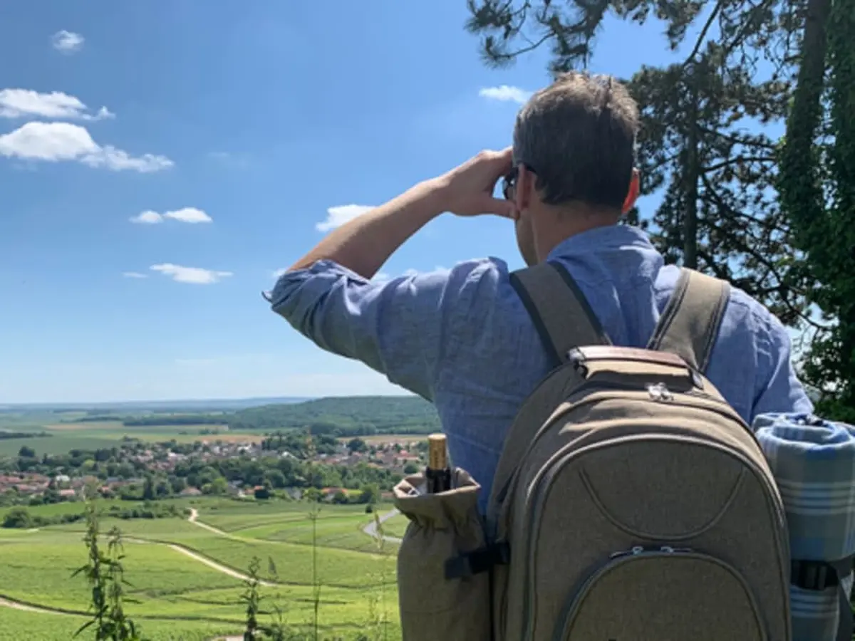Visite à vélo du massif de St Thierry à Hermonville (51)