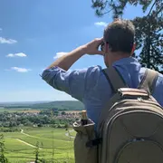 Visite à vélo du massif de St Thierry à Hermonville (51)