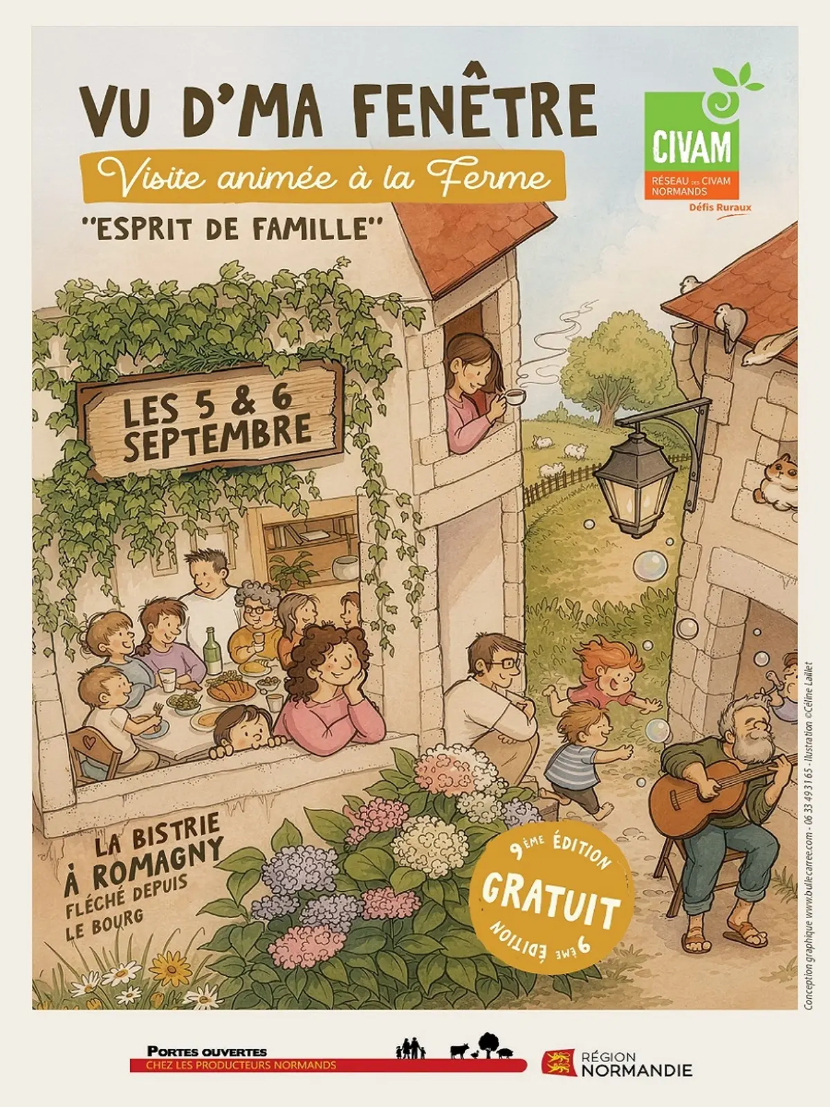 Visite animée à la ferme Vu d'ma fenêtre