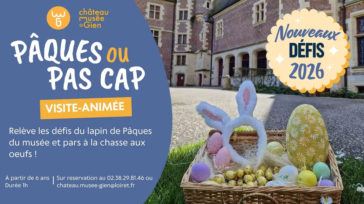 Visite animée - chasse aux oeufs  : Pâques ou pas cap (nouveaux défis 2026 !)