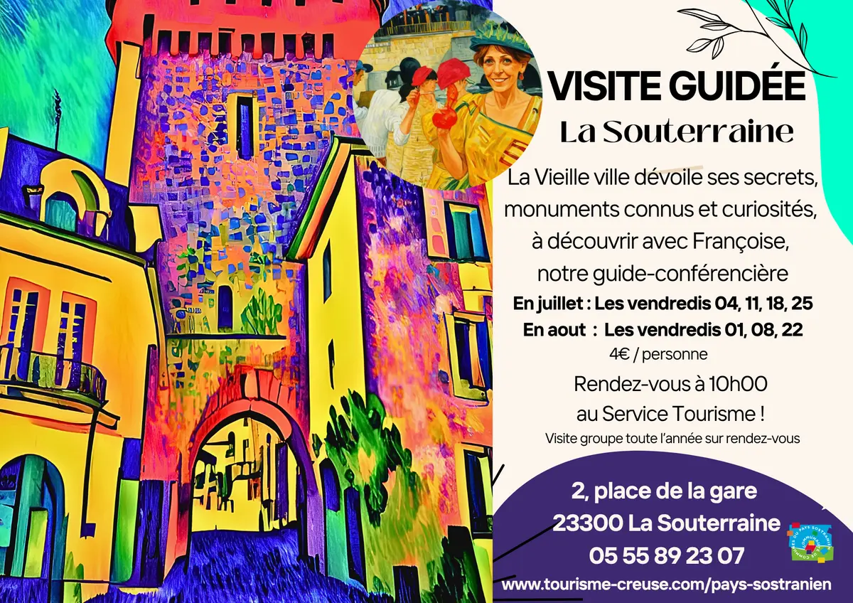 Visite animée de la vieille ville de La Souterraine