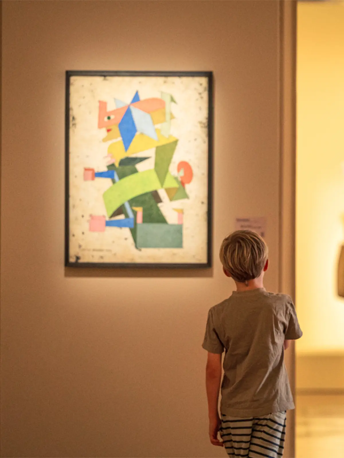 Visite-atelier en famille Entre les lignes