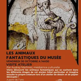 Visite-atelier en famille : Les animaux fantastiques du musée