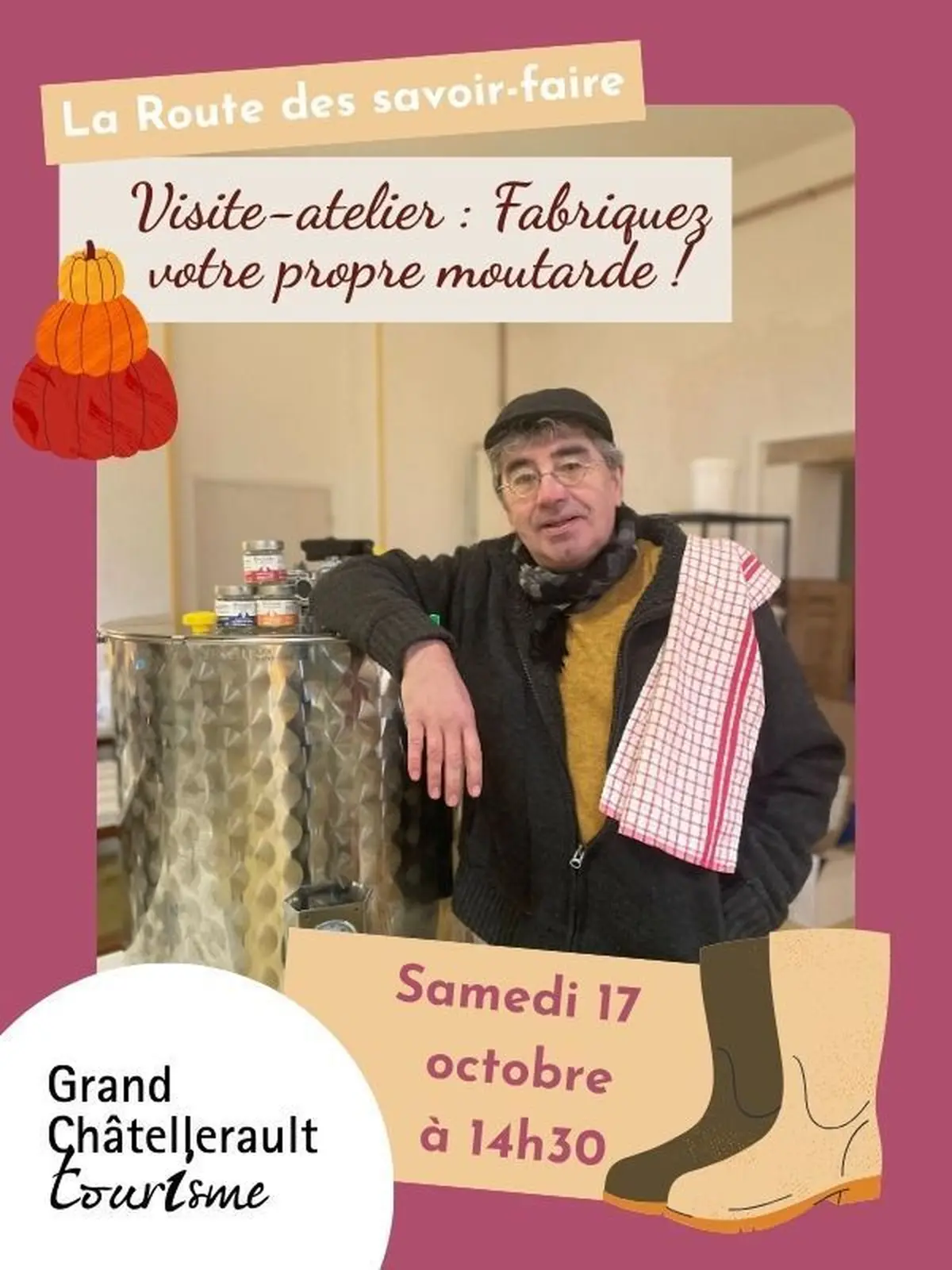 Visite-atelier : Fabriquez votre propre moutarde !
