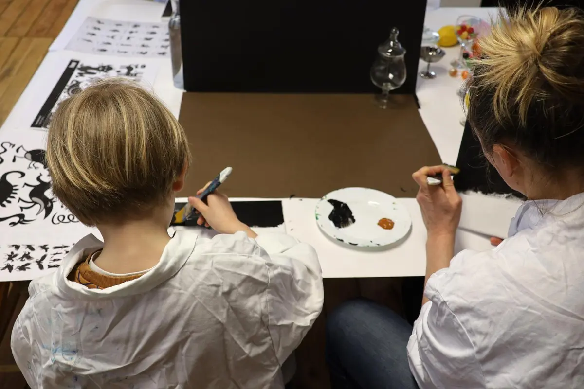 Visite-atelier famille de l'exposition Natures diverses
