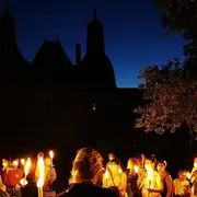 Visite aux flambeaux à la Commanderie templière d'Arville