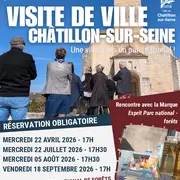 Visite commentée de Châtillon-sur-Seine, une ville dans un Parc national !