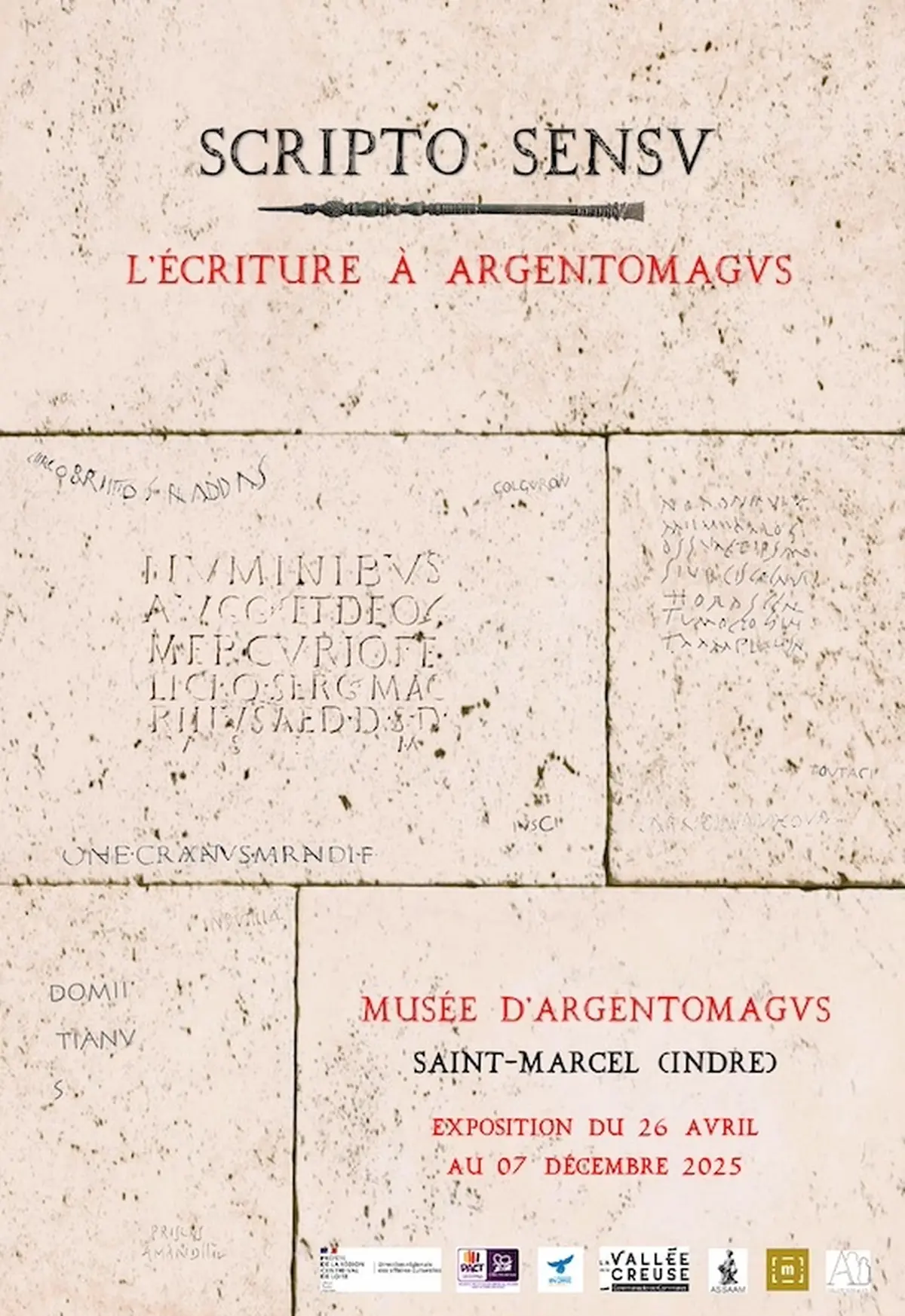 Visite commentée de l'exposition « Scripto Sensu, l’écriture à Argentomagus »