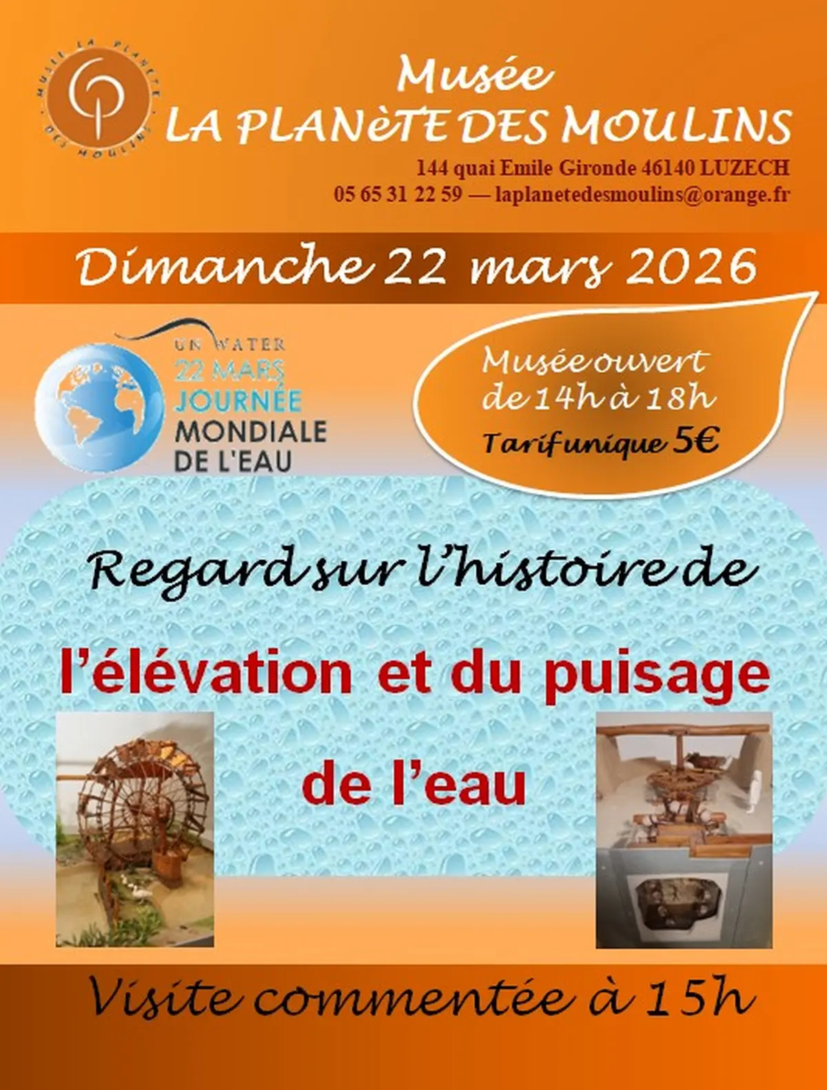 Visite commentée de la Planète des Moulins