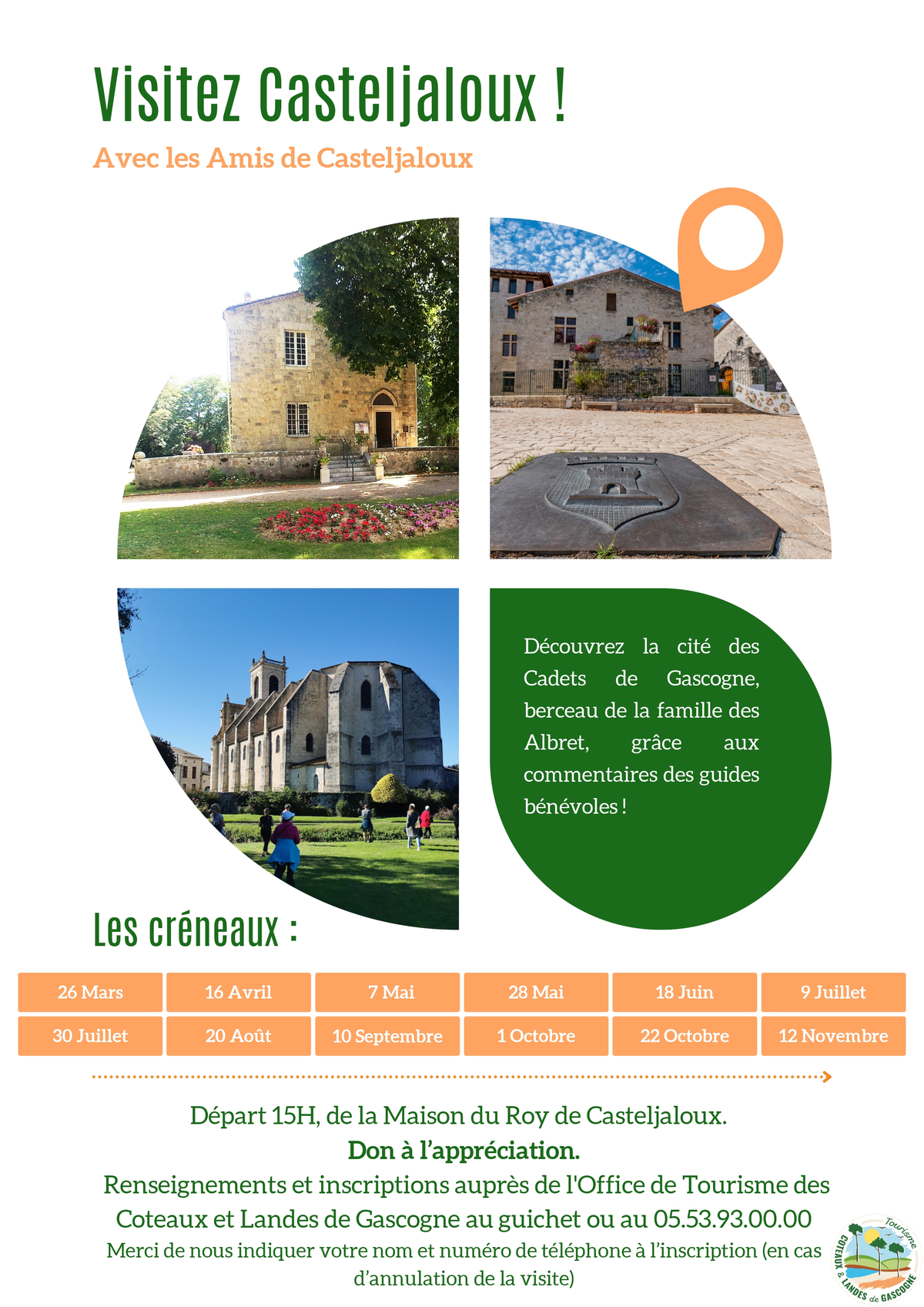 Visite commentée de la ville de Casteljaloux