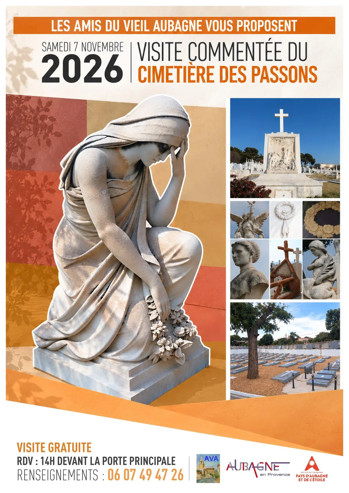 Visite commentée du cimetière des Passons
