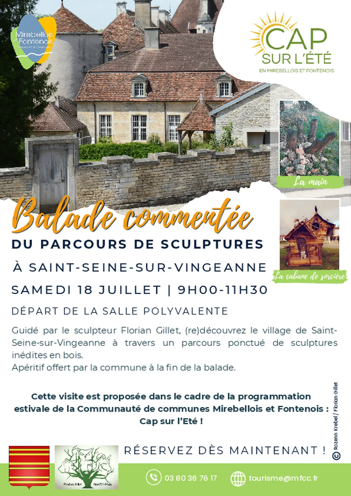 Visite commentée du parcours des sculptures en bois de Saint-Seine-sur-Vingeanne
