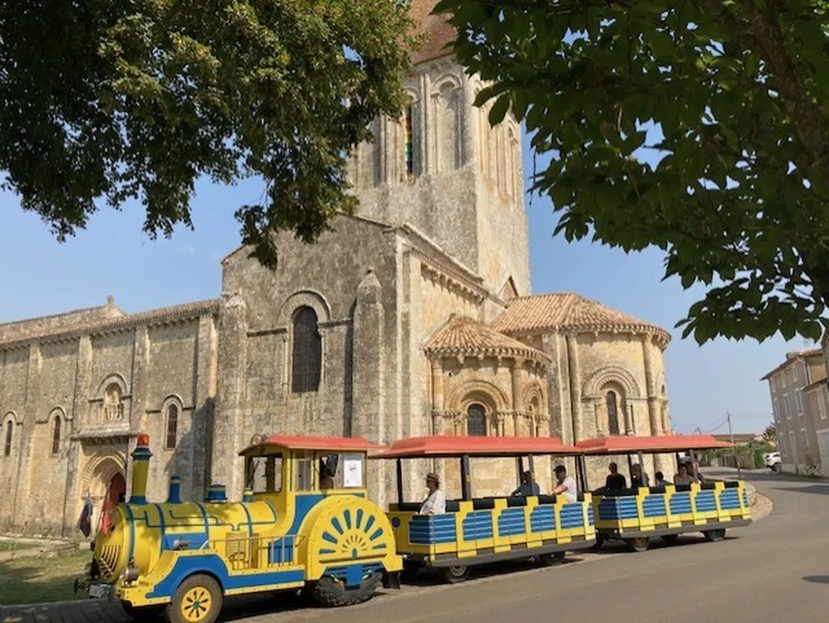 Visite commentée du patrimoine mellois en petit train routier touristique