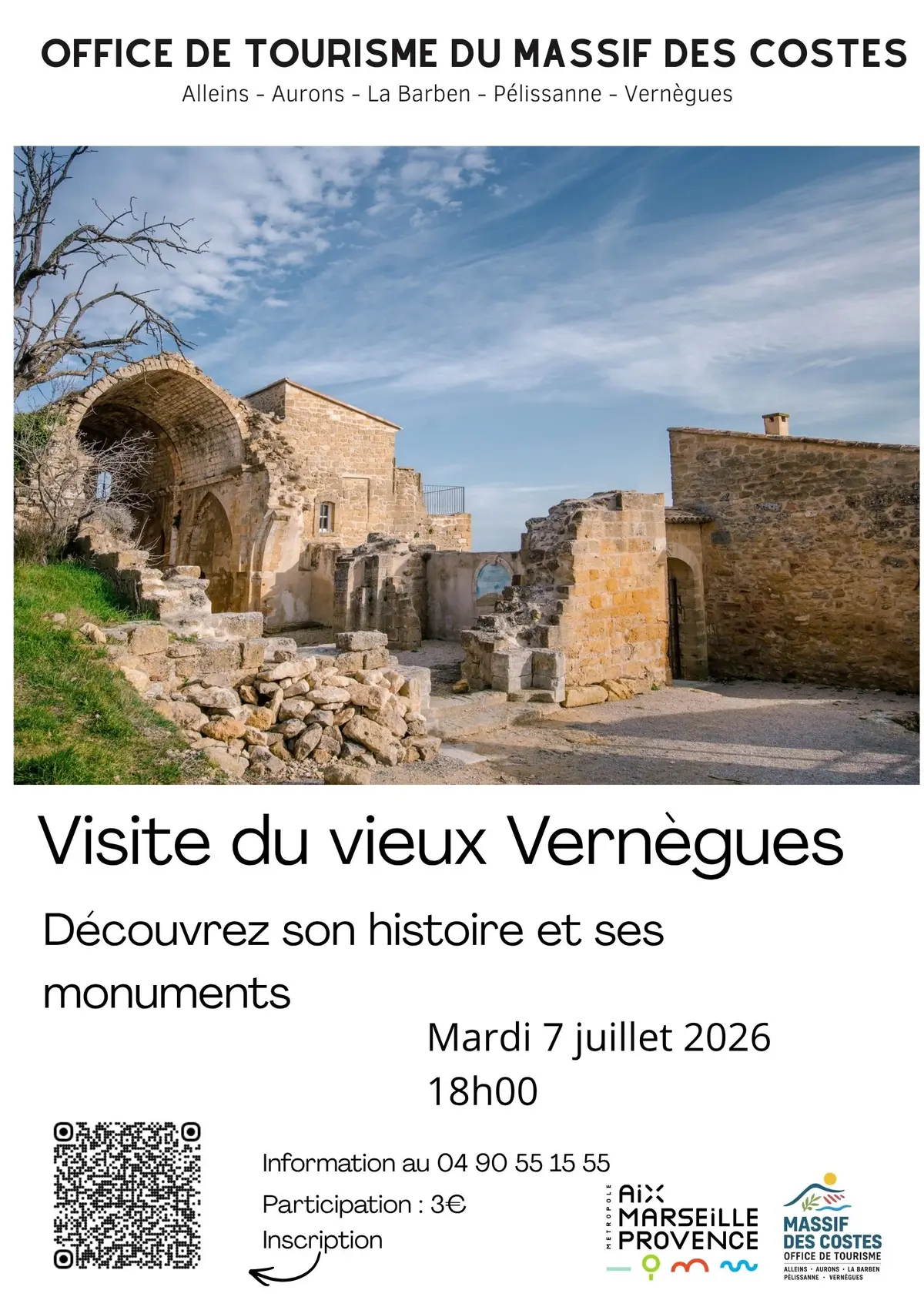 Visite commentée du vieux Vernègues