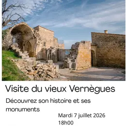 Visite commentée du vieux Vernègues