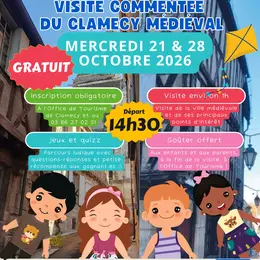 Visite commentée ludique pour enfants du Clamecy médiéval