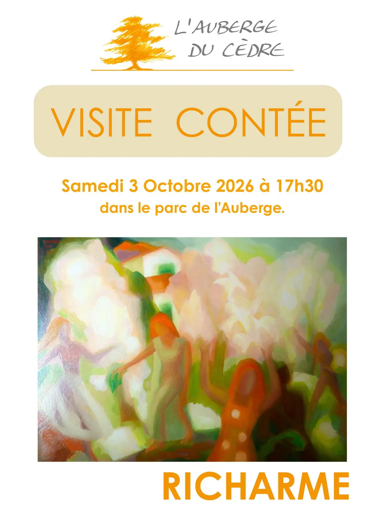 Visite Contée à l'Auberge du Cèdre