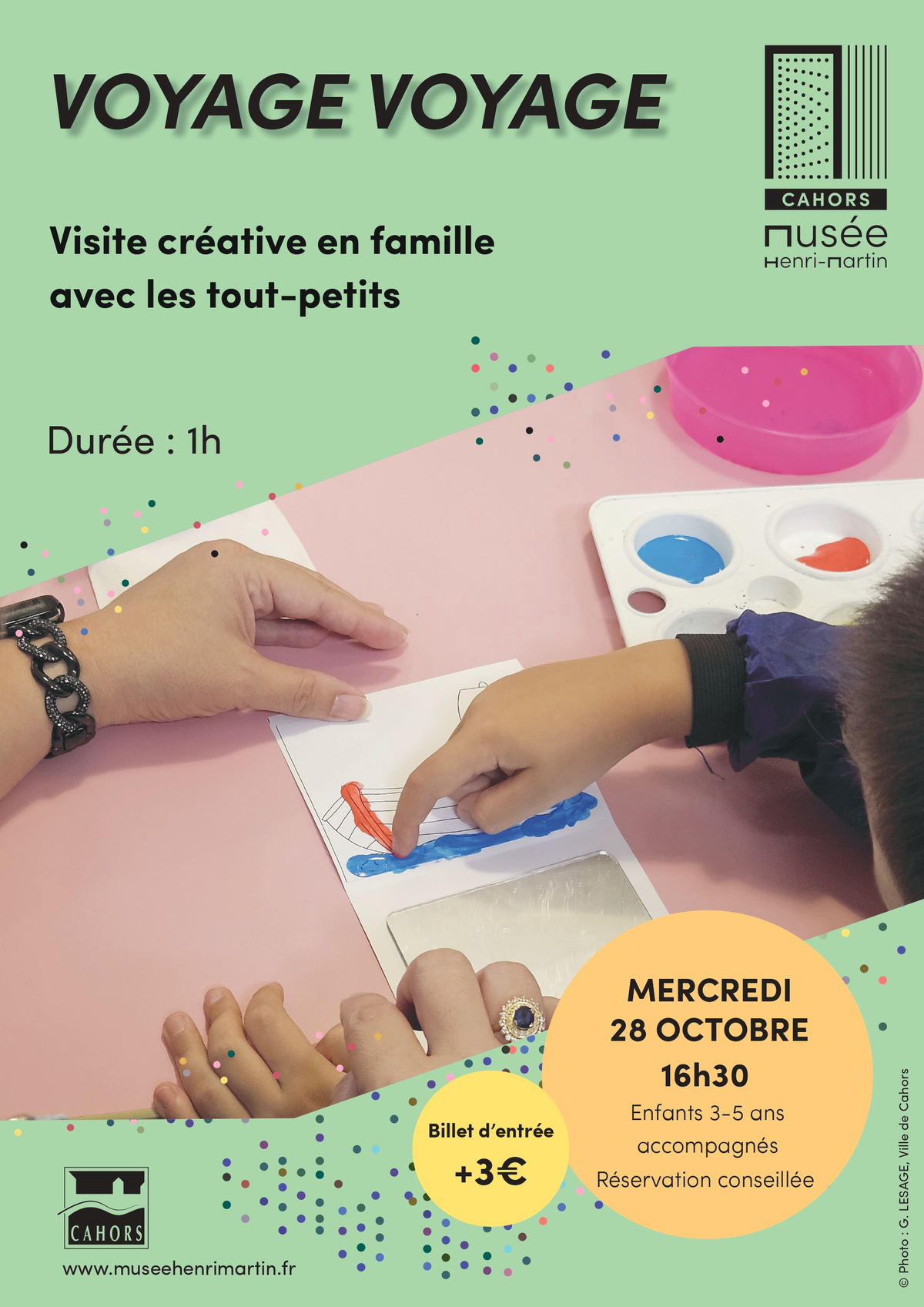 Visite créative en famille pour les tout-petits au Musée Henri-Martin