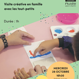 Visite créative en famille pour les tout-petits au Musée Henri-Martin