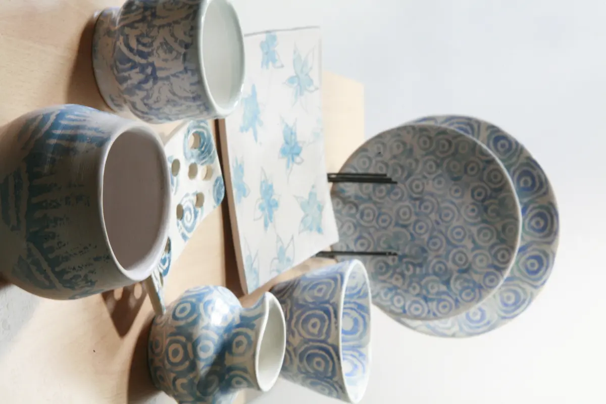 Visite d'un atelier de céramiste