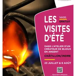 Visite d'un atelier de créateur de bijoux en argent