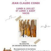 Visite d'un atelier de luthier Jean-Claude Condi