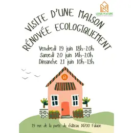 Visite d'une maison rénovée écologiquement par Logis Nature
