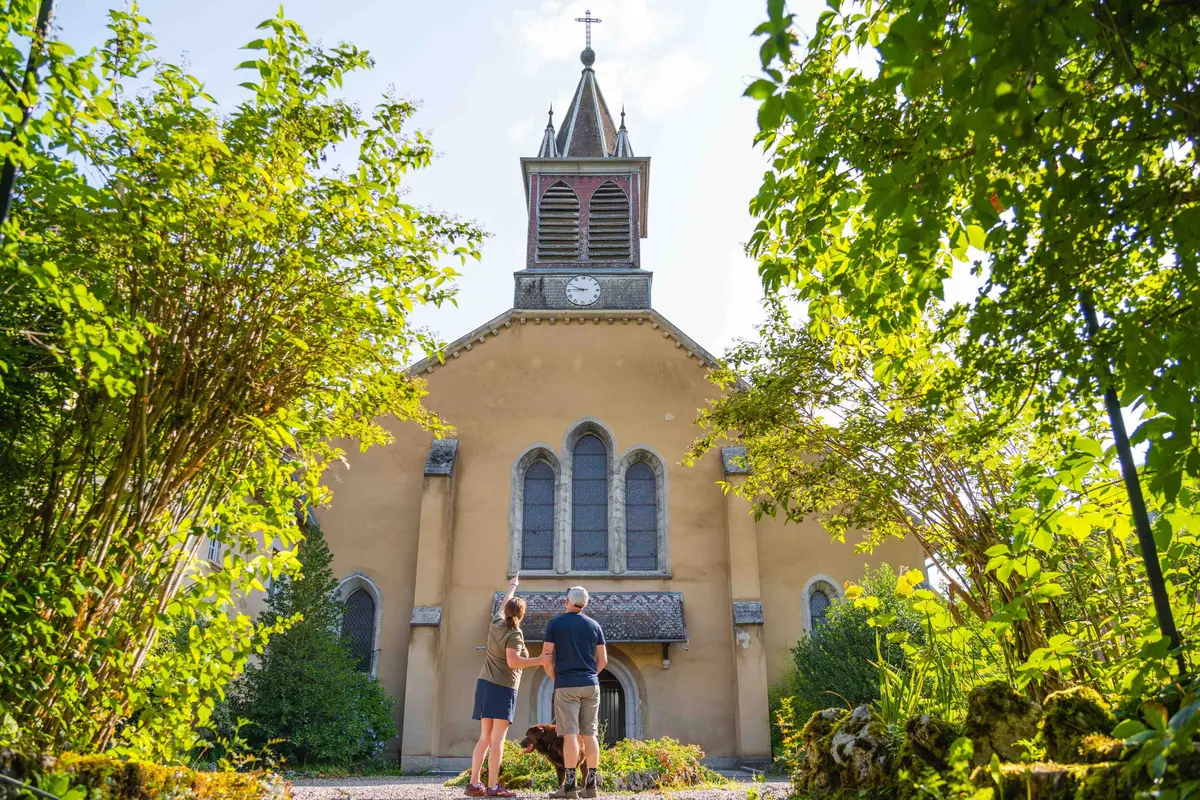 Visite de l'abbaye de la Grâce Dieu